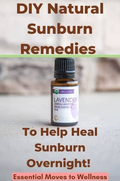 The Best All-Natural Sunburn Remedies to Make at Home 3 lavender sunburn remedy