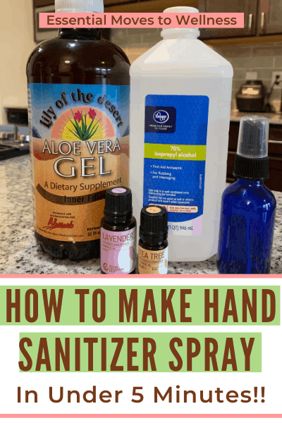 How to Make Hand Sanitizer Spray in Under 5 Minutes! 1 diy hand sanitizer