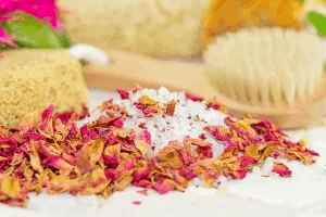 rose bath salts