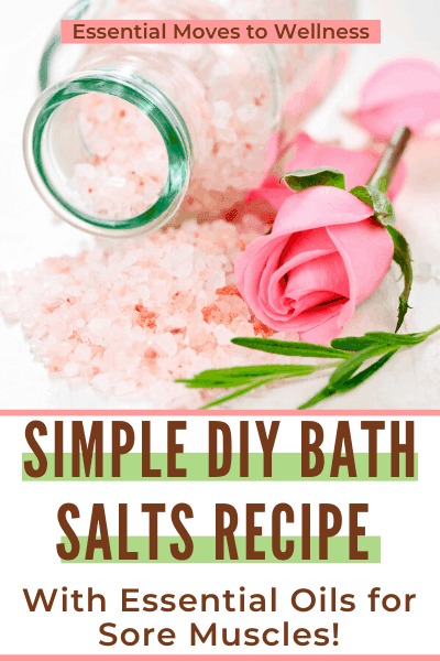 Do a much-needed detox session with this simple bath soak recipe you can try tonight! You can customize it for sore muscles as well. #detoxbath #diybathsalts #soremuscles #relaxingbath