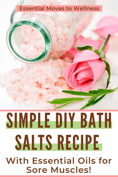 Do a much-needed detox session with this simple bath soak recipe you can try tonight! You can customize it for sore muscles as well. #detoxbath #diybathsalts #soremuscles #relaxingbath