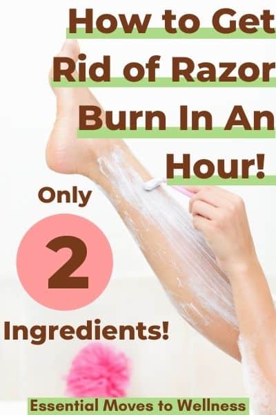 DIY Razor Bump Remedy to Get Rid of Razor Burn in One Day! 2 diy razor burn remedy