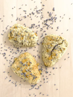healthy lavender scones