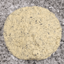 Lemon Lavender Poppy Seed Scones | Gluten, Dairy, and Sugar-Free 9 lemon lavender scone dough