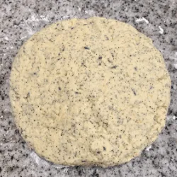 lemon lavender scone dough