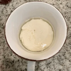 curdled almond milk