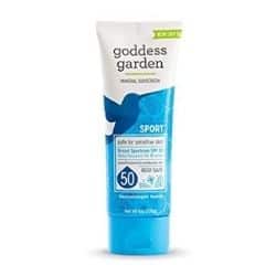 Top 10 Natural Sunscreen Products with Mineral Protection 7 goddess garden sport sunscreen