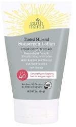 Top 10 Natural Sunscreen Products with Mineral Protection 10 earth mama tinted sunscreen