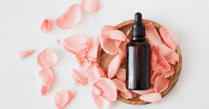 essential oil rose petals