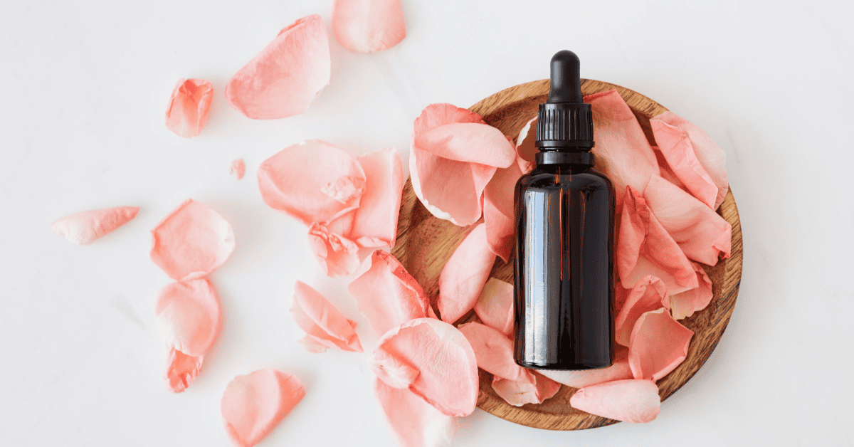 Simple DIY Hair Oil for Fast Hair Growth and Thickness 4 essential oil rose petals
