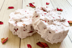 diy rose bath bombs