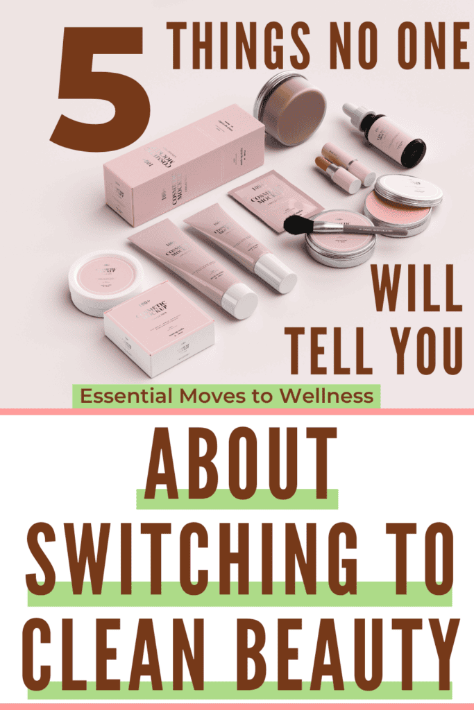 5 Things No One Tells You About The Clean Beauty Movement (What to Expect) 1 pink beauty products