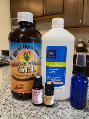 homemade hand sanitizer