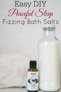 These DIY bath salts for relaxation are great for gifts, a fun craft, or to simply help you unwind after a long day! Only made with natural ingredients.  #diynaturalproducts #diybathsalts #diybathsoak #essentialoils