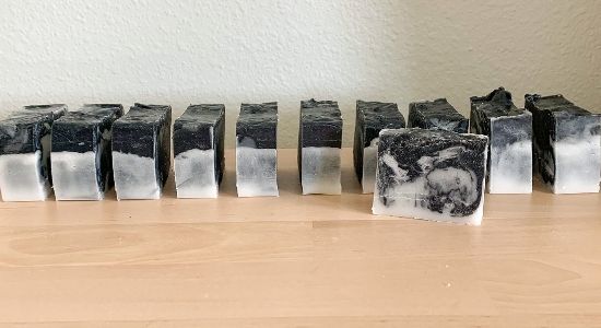 My Favorite Soap Making Kit | How to Make Bar Soap at Home! 2 charcoal rose soap
