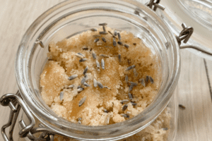 honey lavender scrub