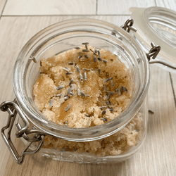 honey lavender facial scrub