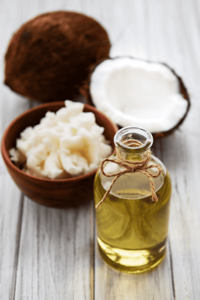 solid coconut oil for skin health