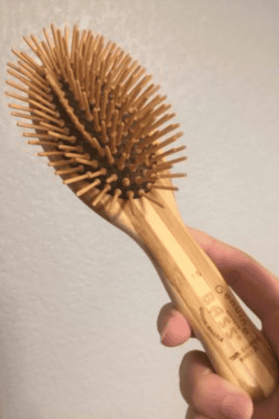 5 Easy Hair Growth Hacks from Someone Who Achieved Massive Growth! 3 bamboo brush