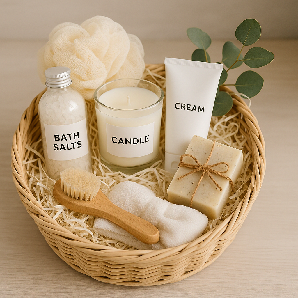 Self-Care Gift Basket Ideas 2 Self care baskets for moms